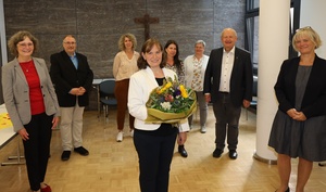 Alexandra Dreide (Mitte): 25 Jahre im Dienst des Bistums